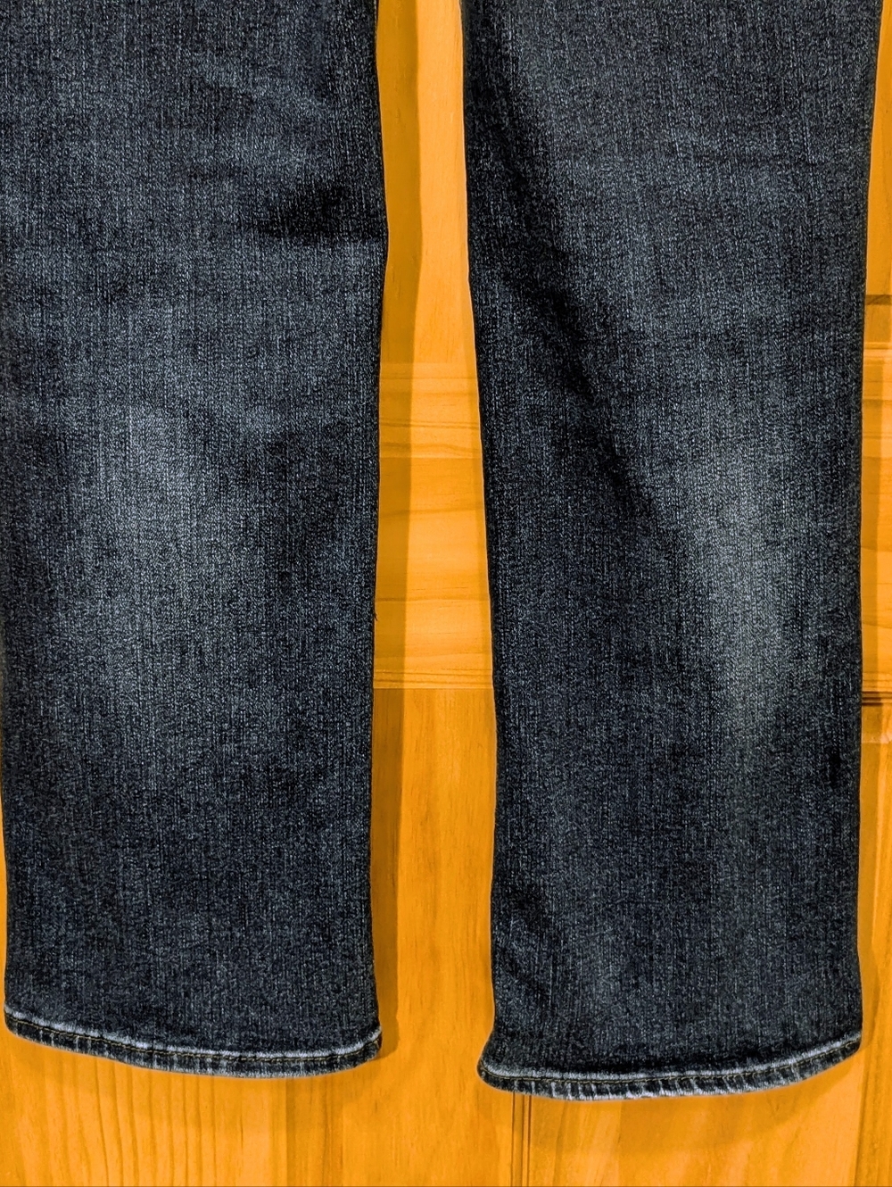 Judy Blue High Waist Dad Jeans Dark Wash Relaxed Distressed Straight 7/28 Denim - Picture 10 of 13